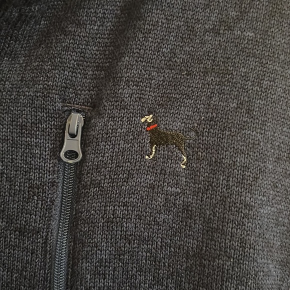 The Black Dog Vest Navy Blue Vacation Preppy Casual Outdoor XXL Sailing Coastal - Picture 4 of 7